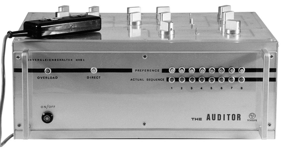 Abb. 7: Der „Auditor“ mit Fernbedienung.